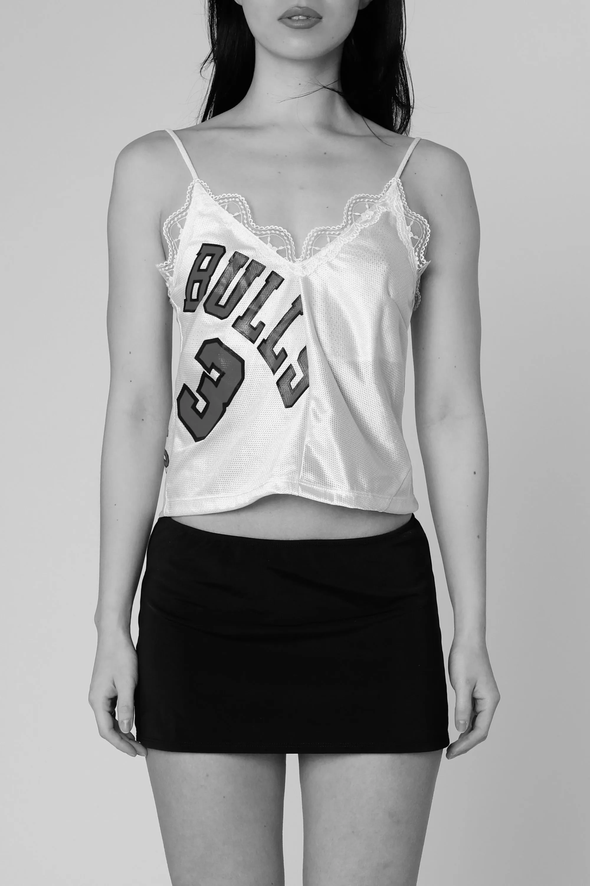 Rework Pittsburgh Steelers Lace Tank - L Frankie
