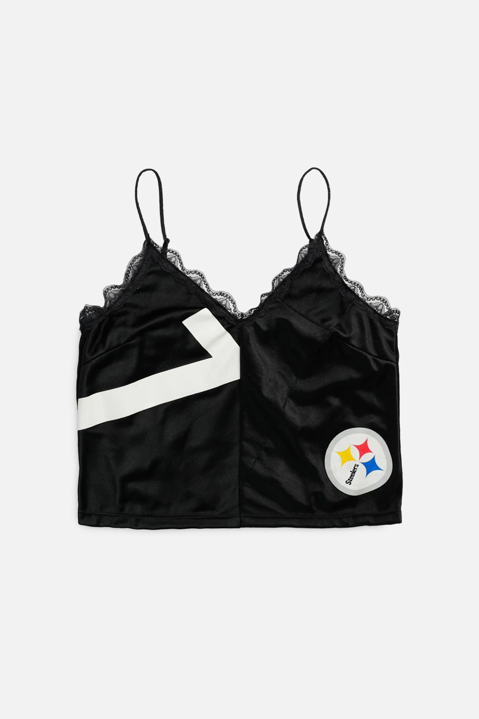 Rework Pittsburgh Steelers Lace Tank - L Frankie