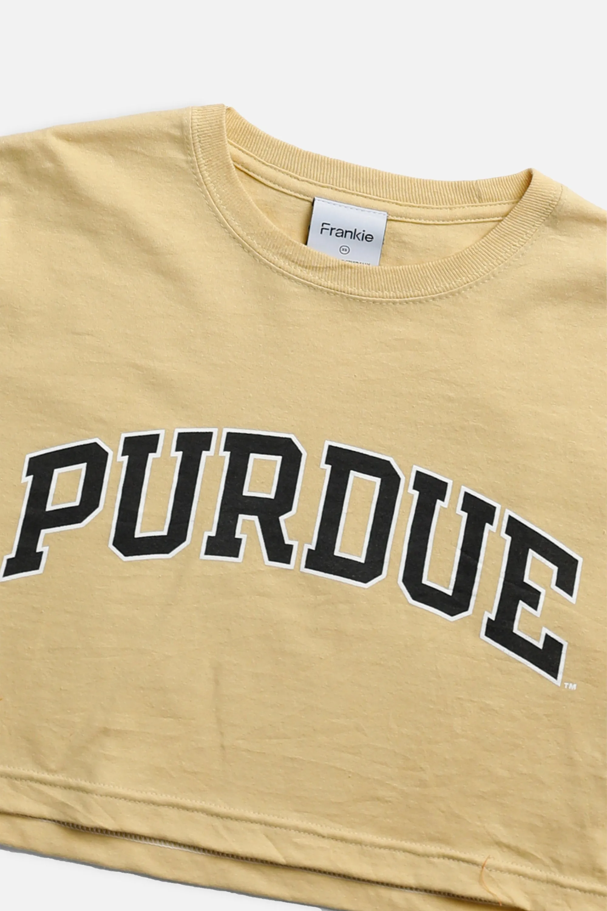 Rework Purdue Crop Tee - XS Frankie