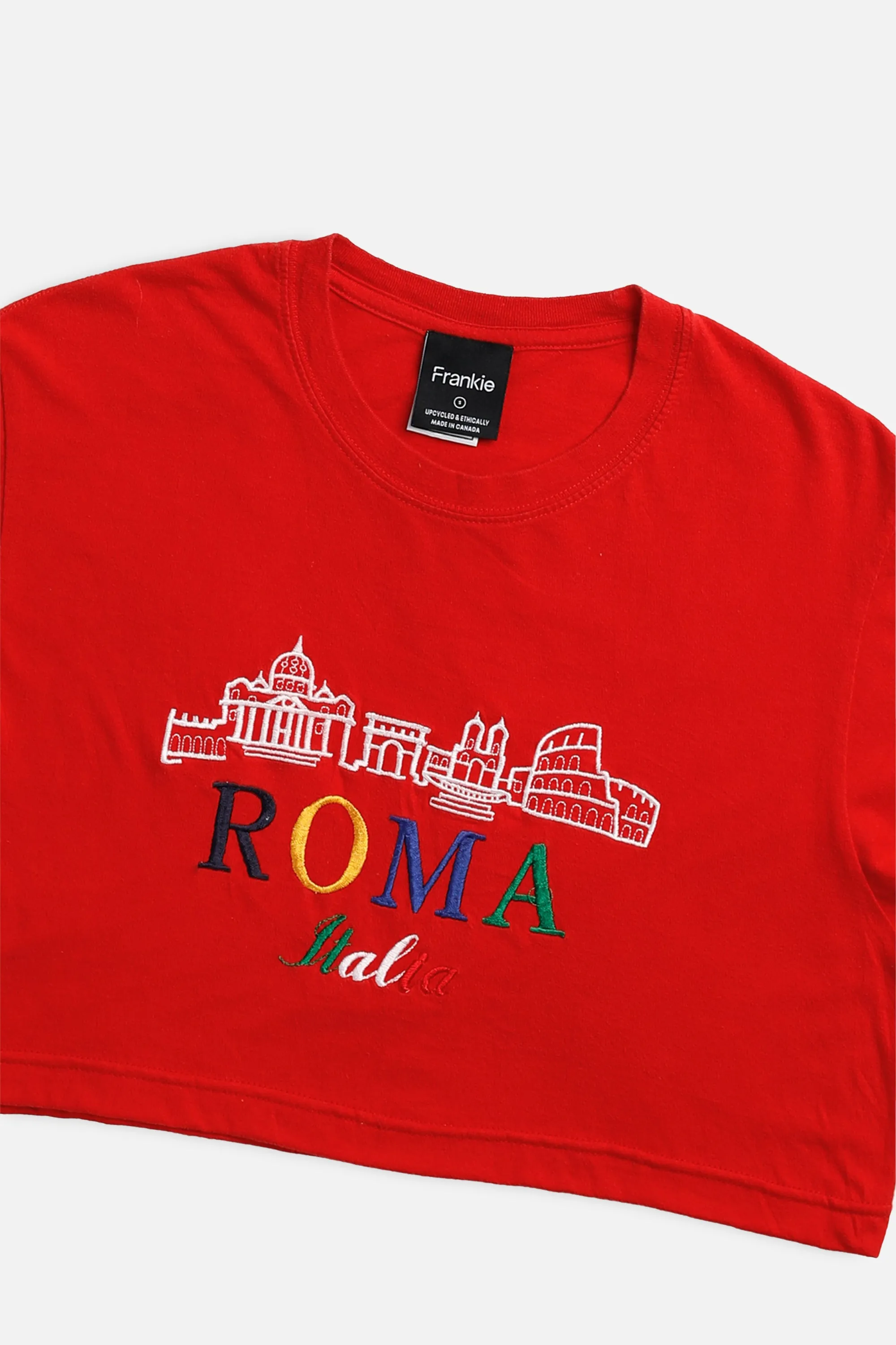 Rework Roma Crop Tee - S Frankie