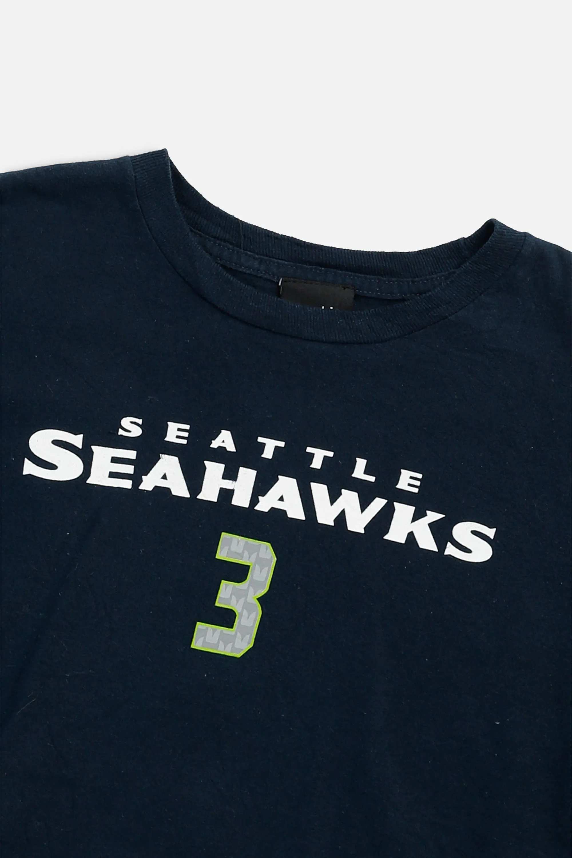 Rework Seattle Seahawks NFL Crop Tee - S Frankie