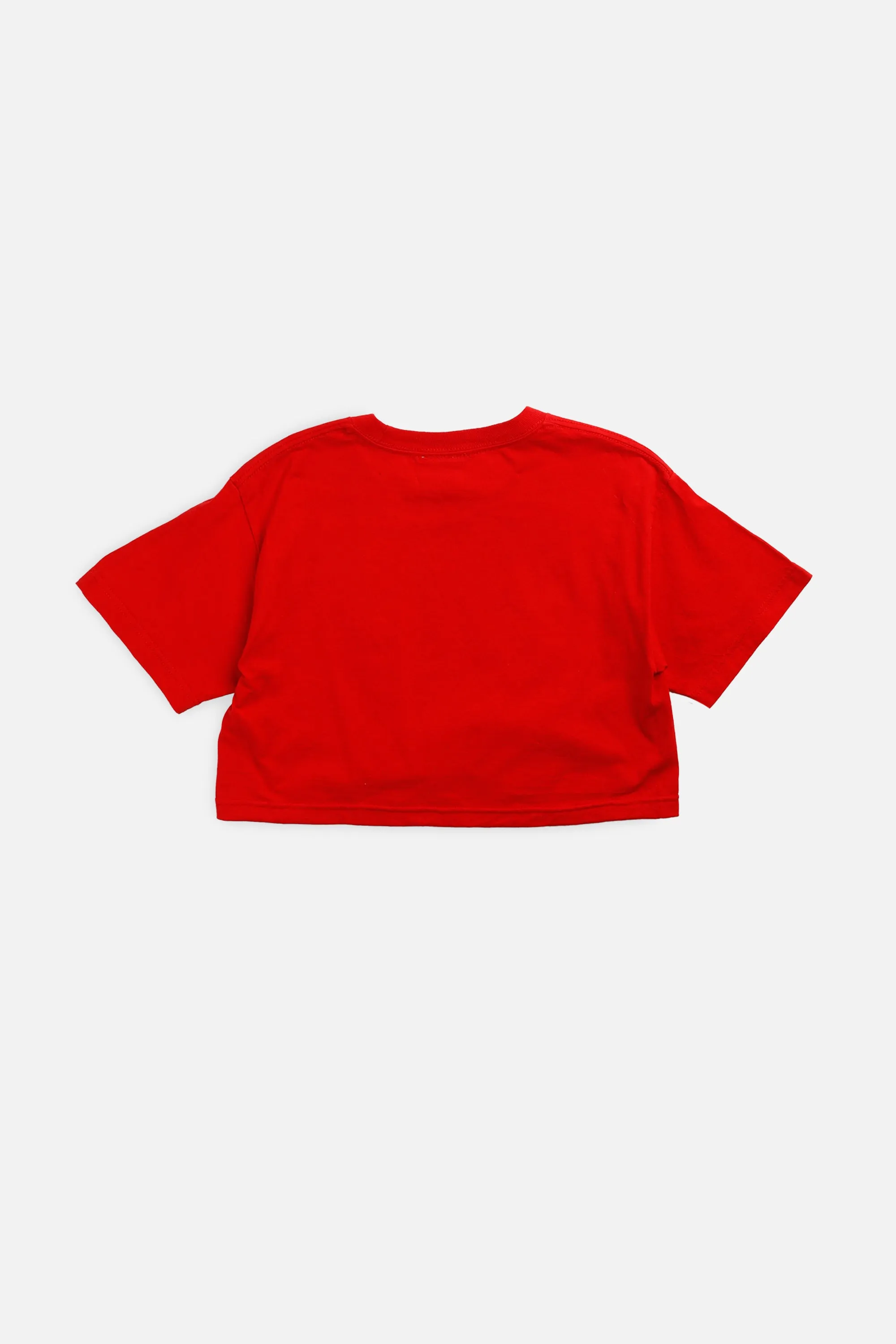 Rework Texas Rangers MLB Crop Tee - S Frankie