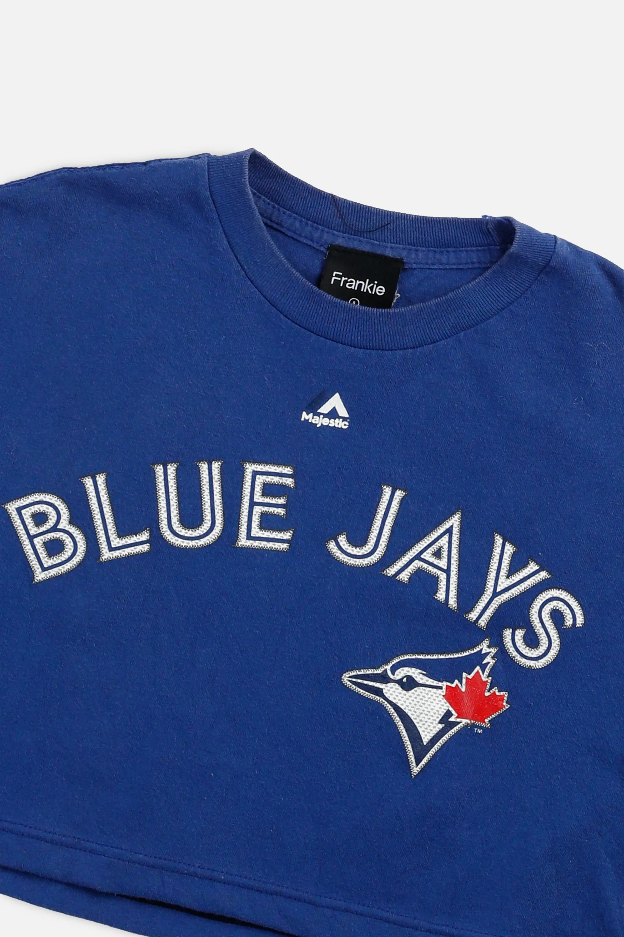 Rework Toronto Blue Jays MLB Crop Tee - S Frankie