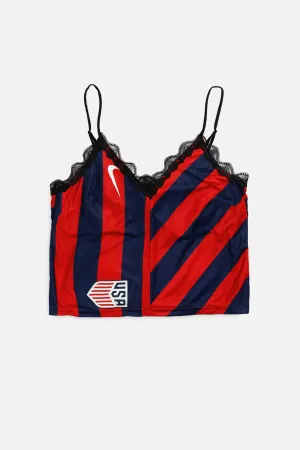 Rework USA Soccer Lace Tank - M Frankie