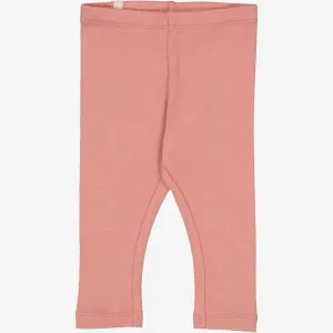 Rib Leggings | Baby - old rose Wheat