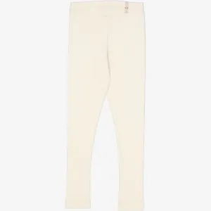 Rib Leggings - eggshell Wheat