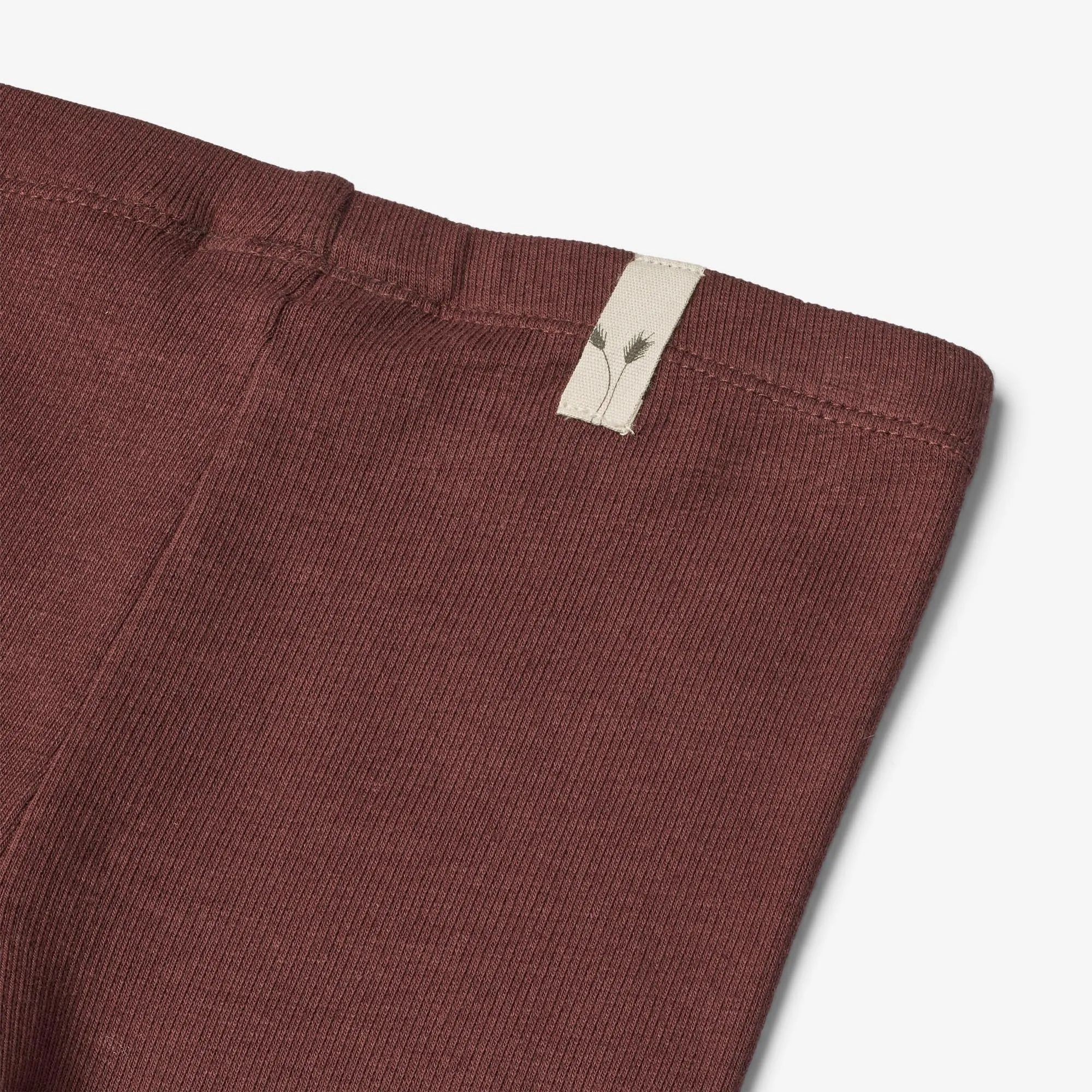 Rib Leggings Maddy | Baby - aubergine Wheat