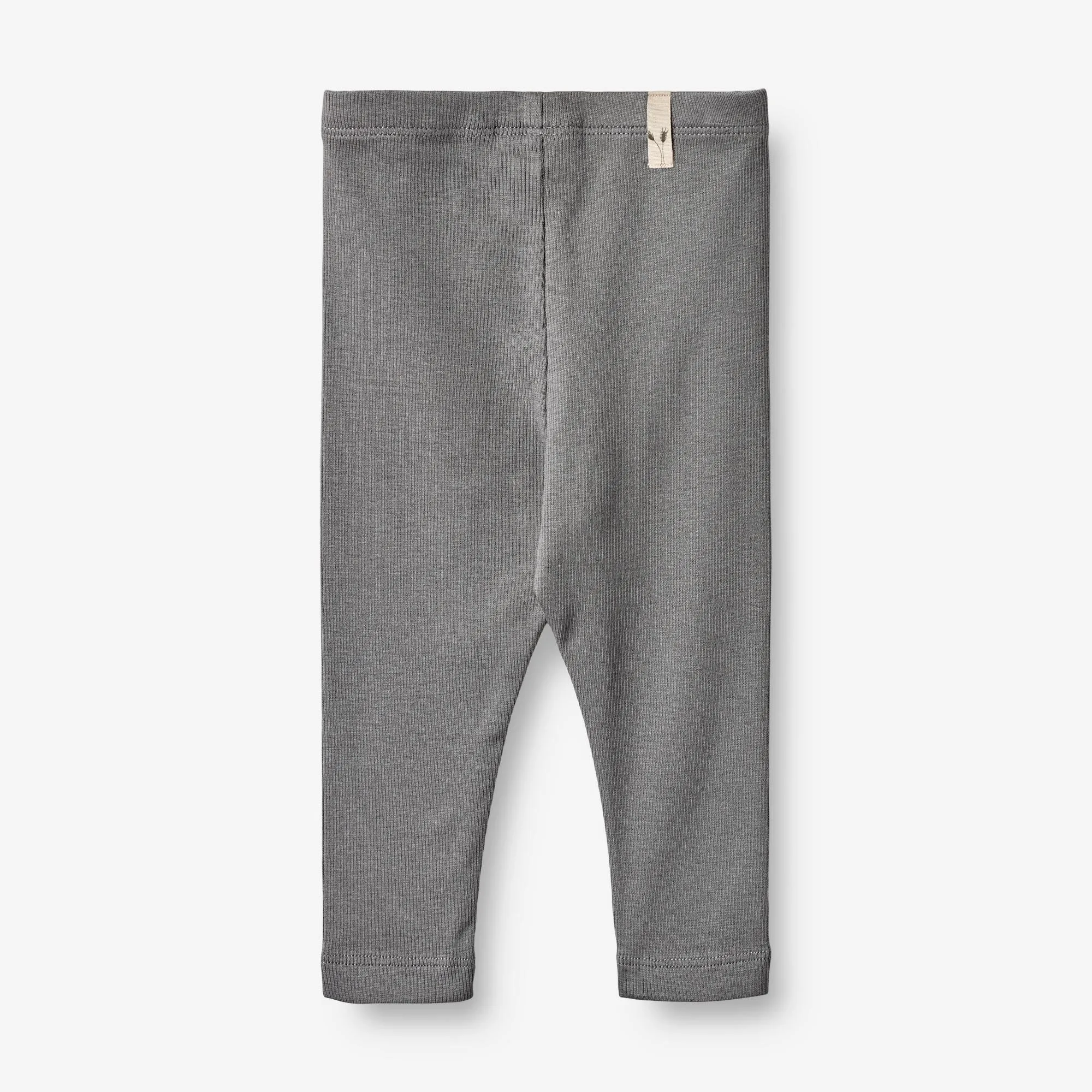 Rib Leggings Maddy | Baby - autumn sky Wheat