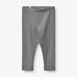 Rib Leggings Maddy | Baby - autumn sky Wheat