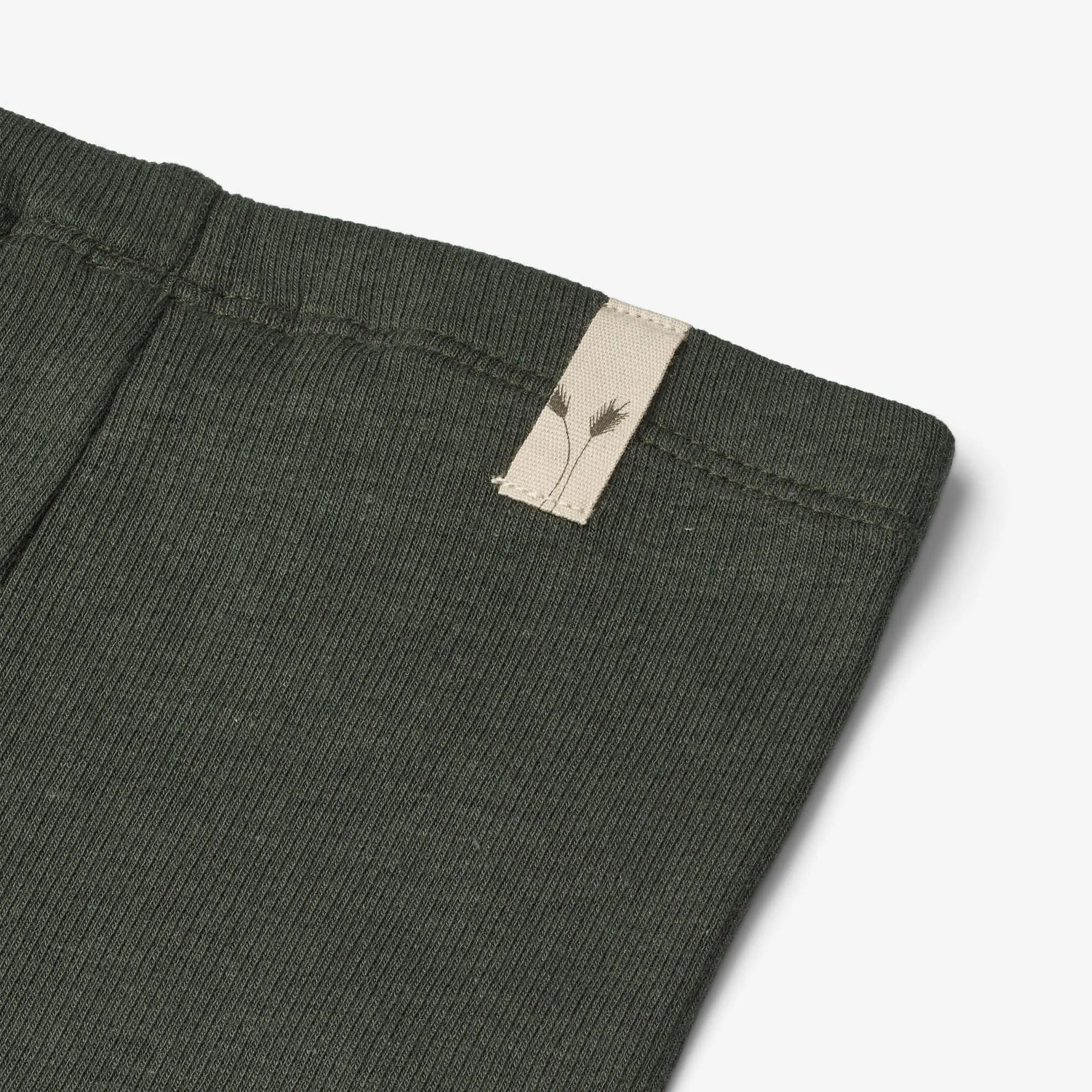 Rib Leggings Maddy | Baby - black coal Wheat