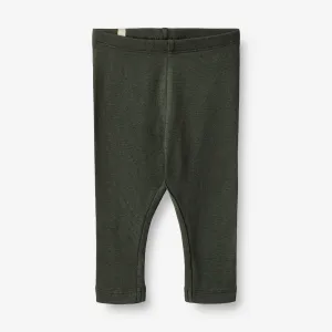 Rib Leggings Maddy | Baby - black coal Wheat