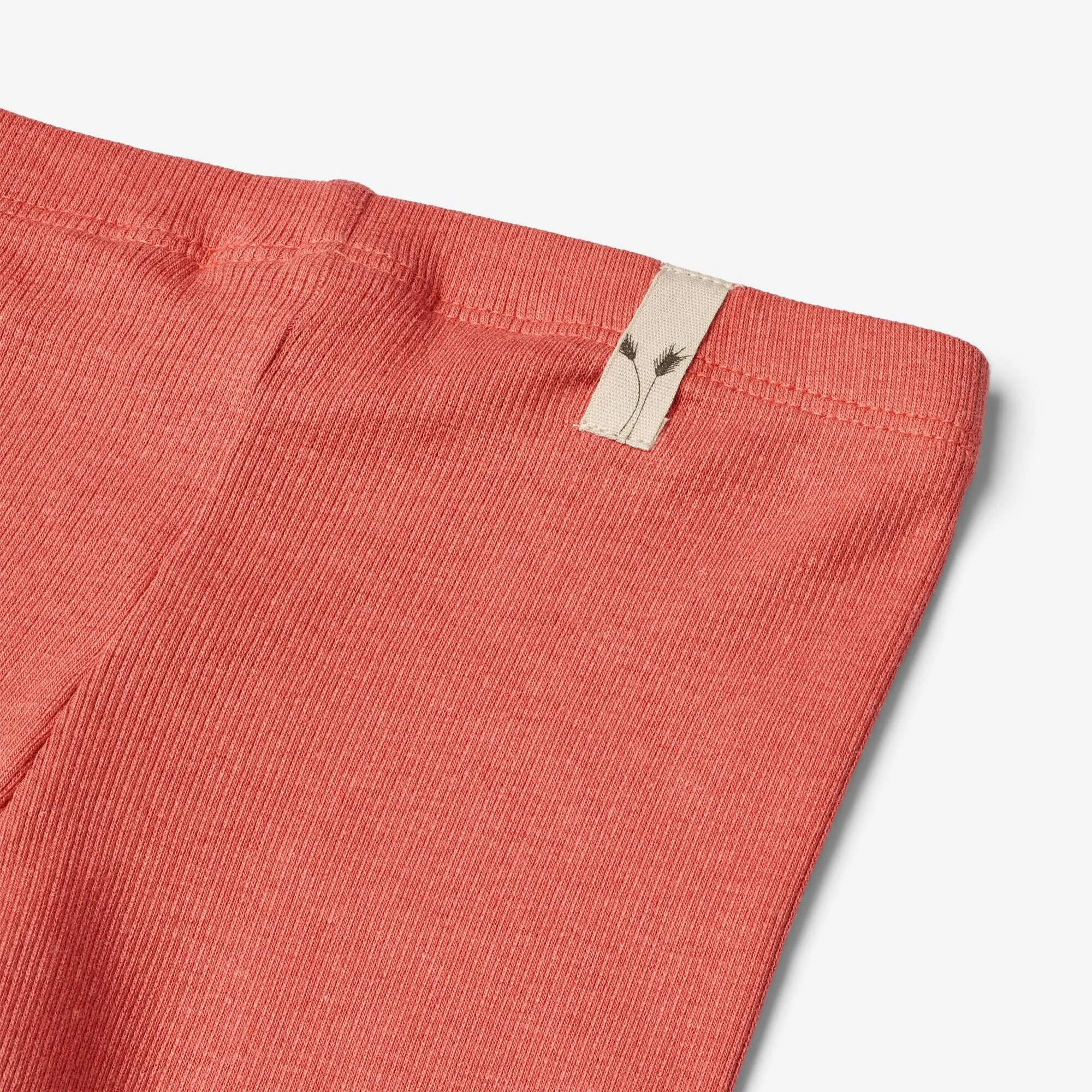 Rib Leggings Maddy | Baby - faded rose Wheat