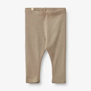 Rib Leggings Maddy | Baby - greybrown Wheat