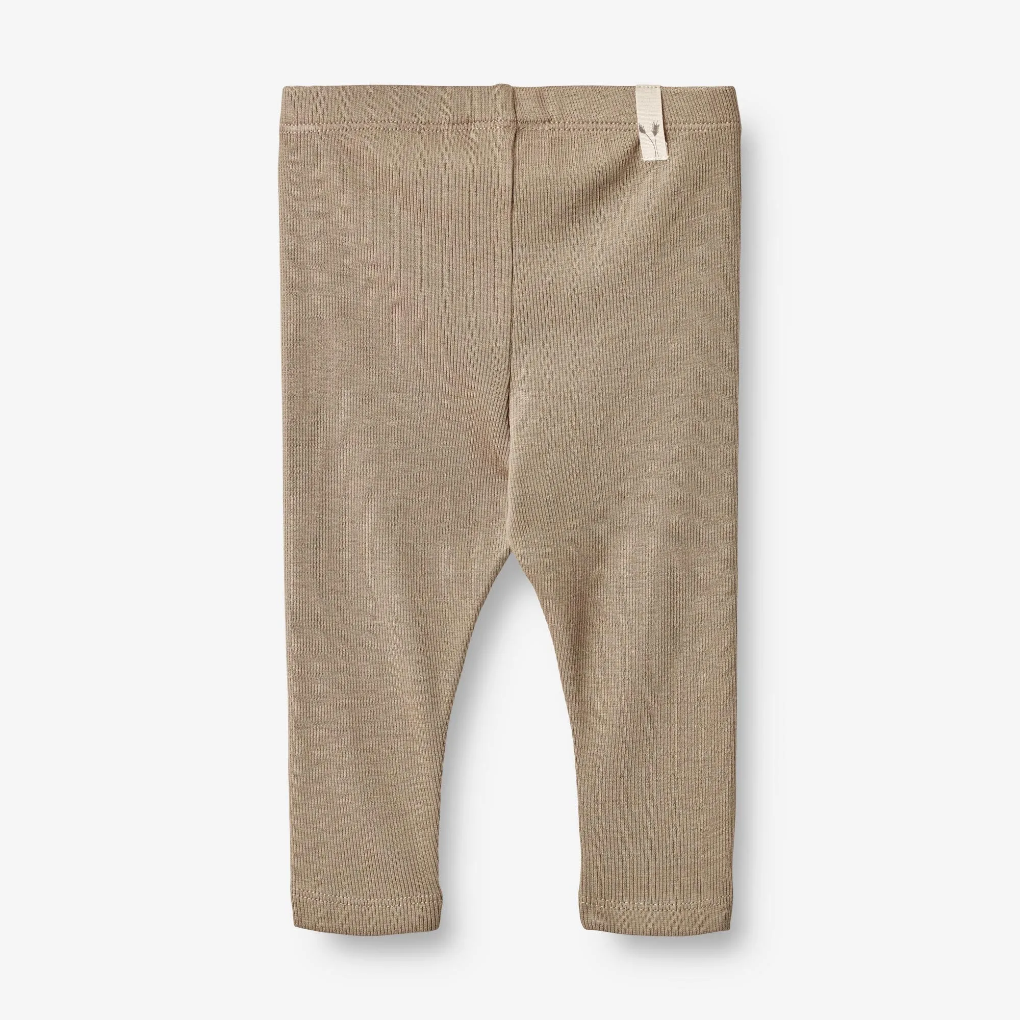 Rib Leggings Maddy | Baby - greybrown Wheat