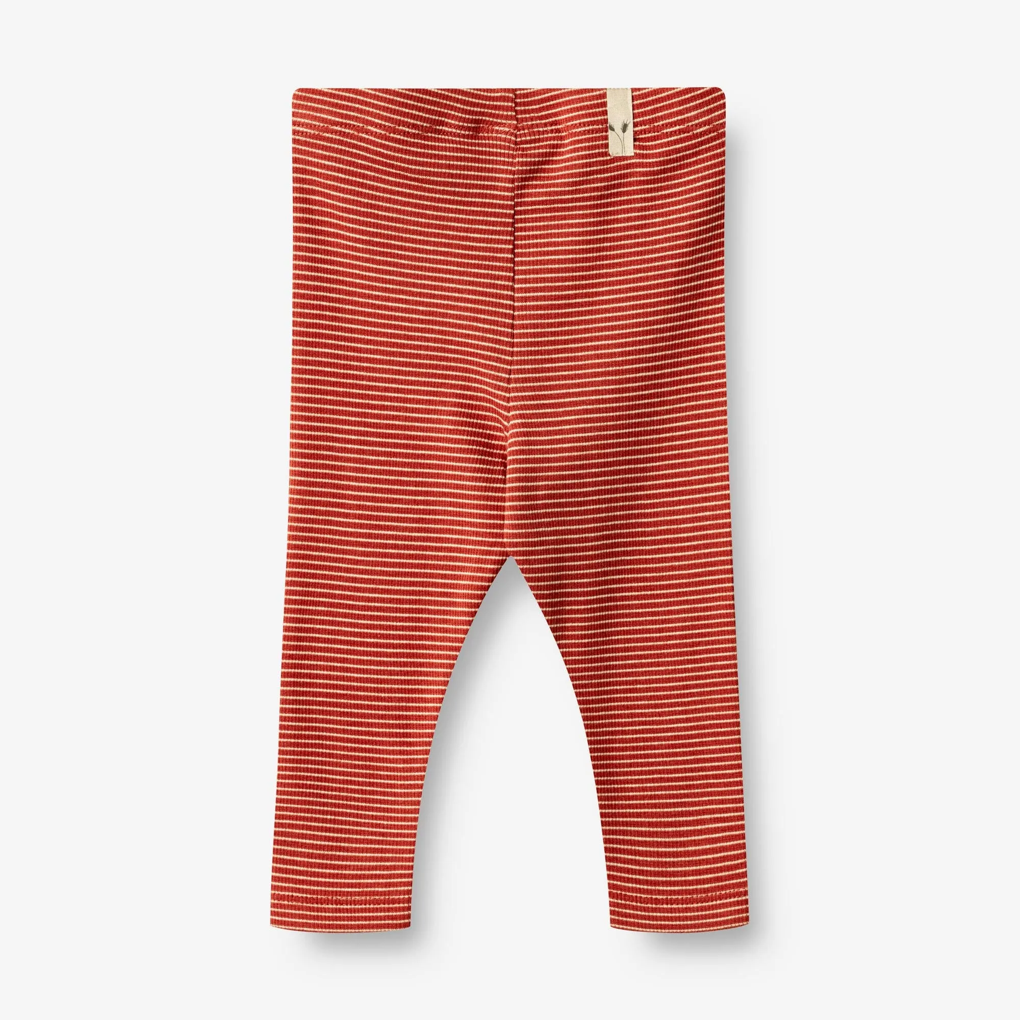 Rib Leggings Maddy | Baby - paprika stripe Wheat