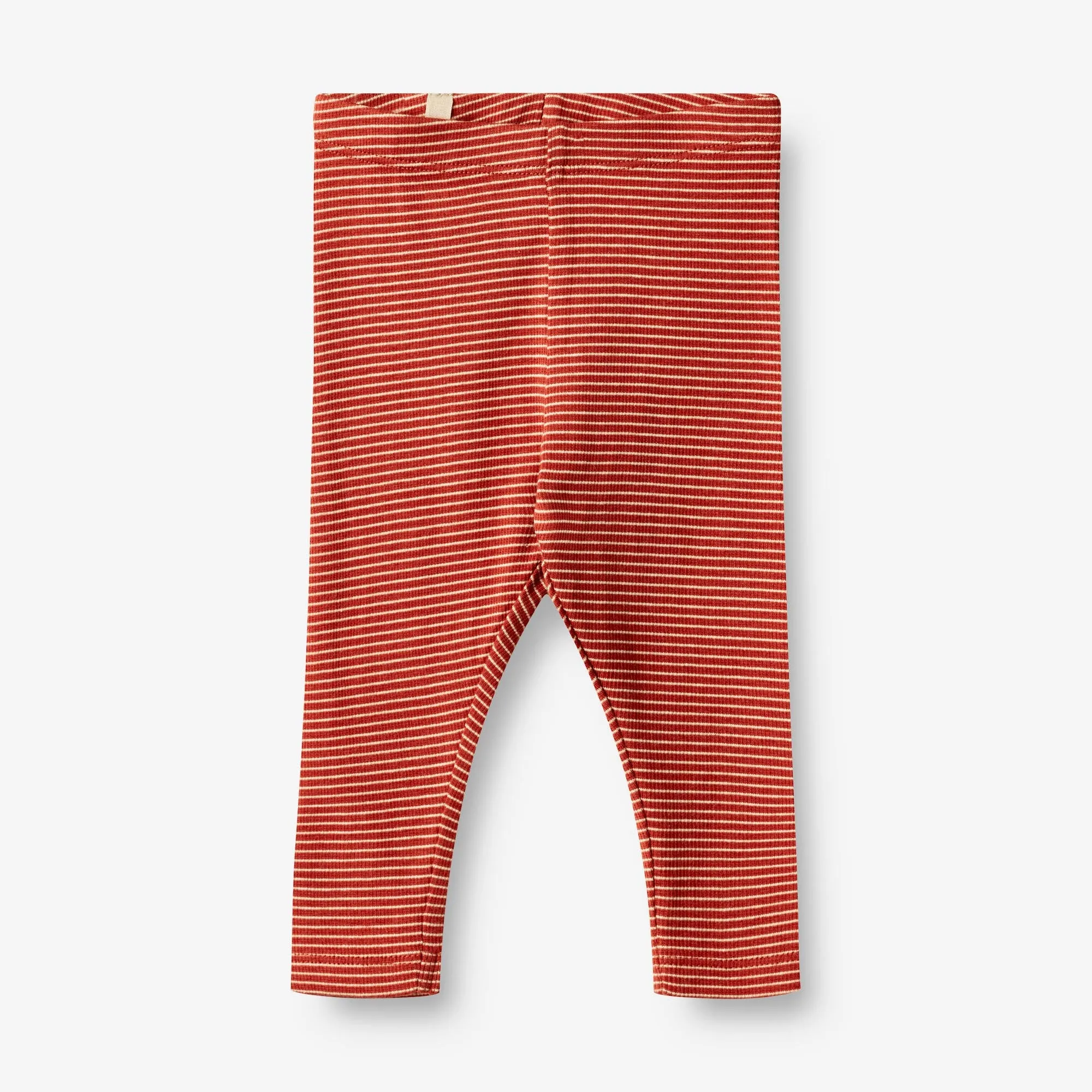 Rib Leggings Maddy | Baby - paprika stripe Wheat