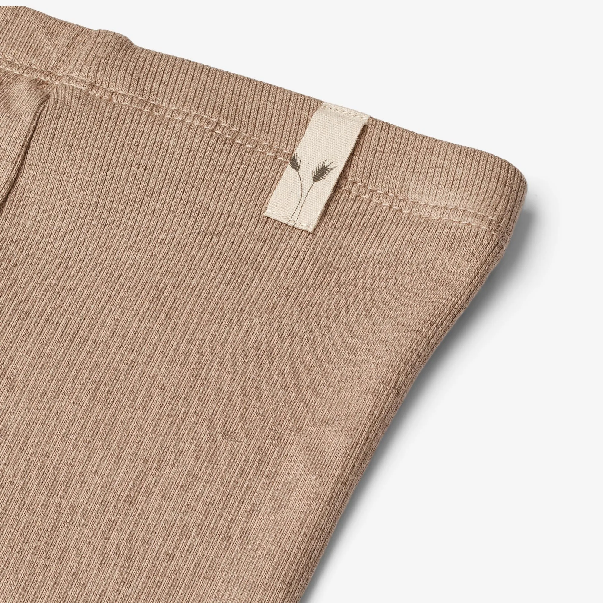 Rib Leggings Maddy | Baby - soft brown Wheat