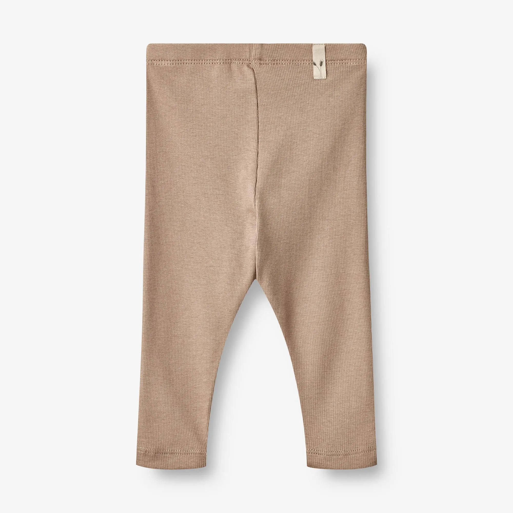 Rib Leggings Maddy | Baby - soft brown Wheat