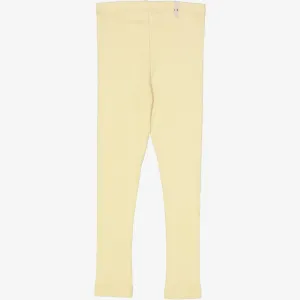 Rib Leggings - yellow dream Wheat