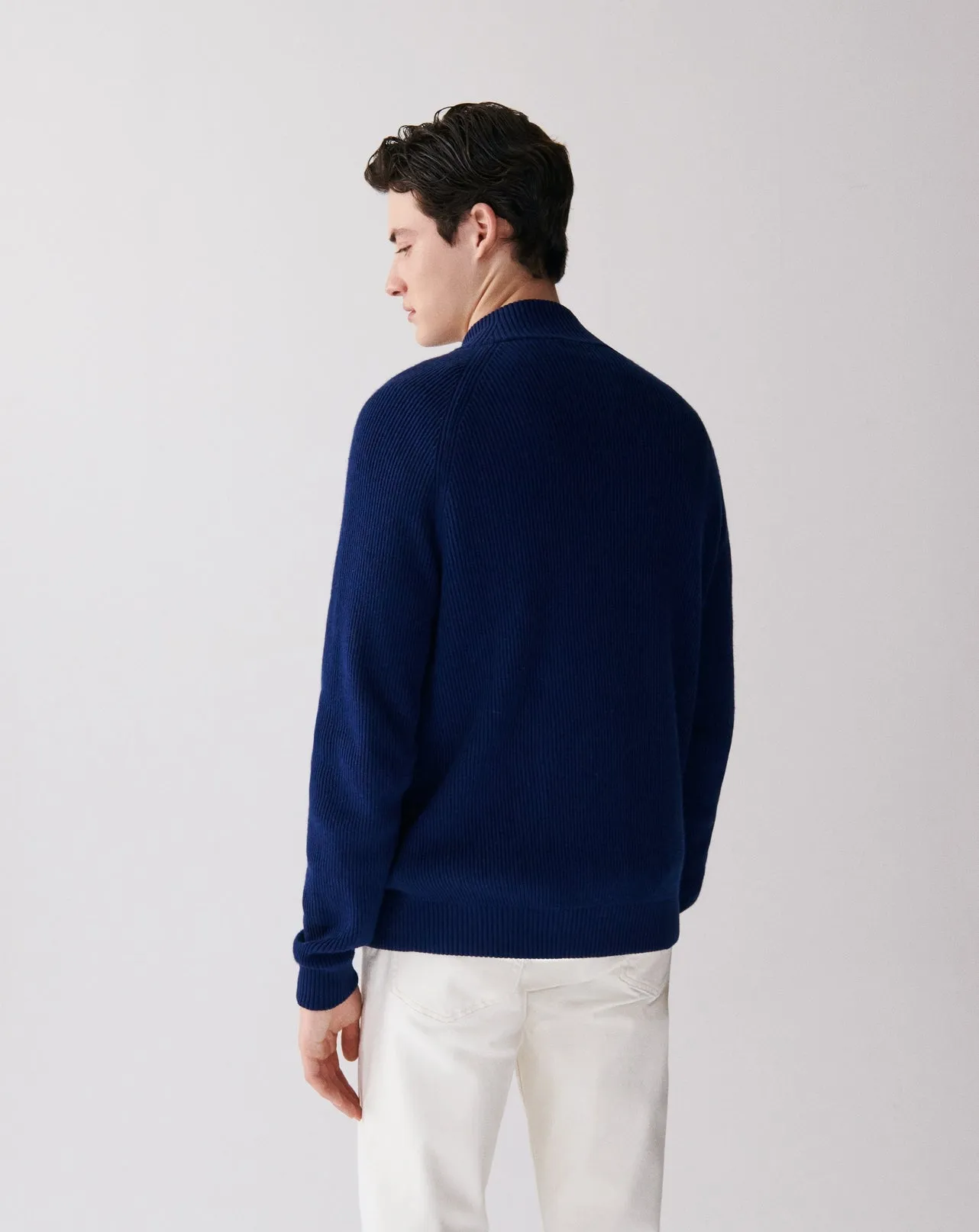 Ribbed trucker jacket Eric Bompard