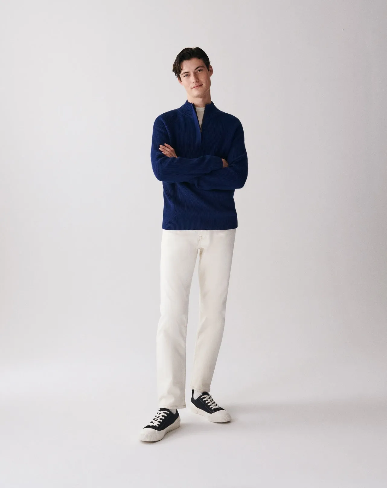 Ribbed trucker jacket Eric Bompard