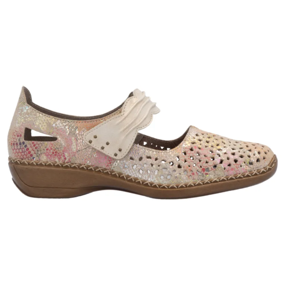Rieker 41399-92 Womens Touch Fastening Shoe