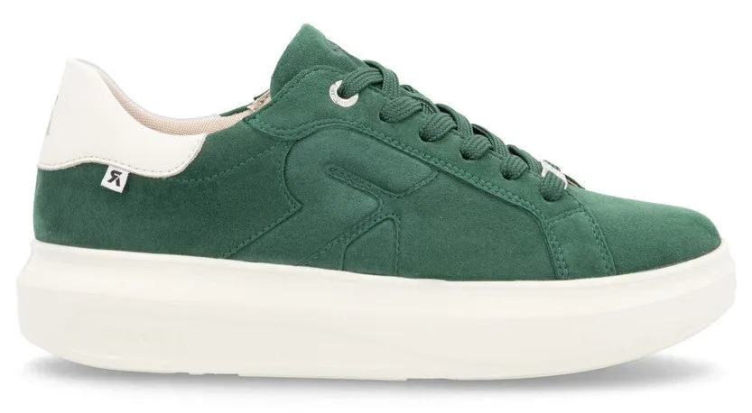 Rieker Evolution W1204-54 Womens Leather Lace Up Trainer