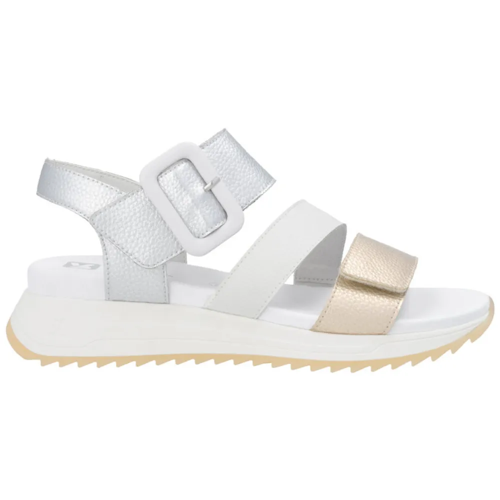 Rieker Sport W2950-90 Womens Leather Touch Fastening Sandal