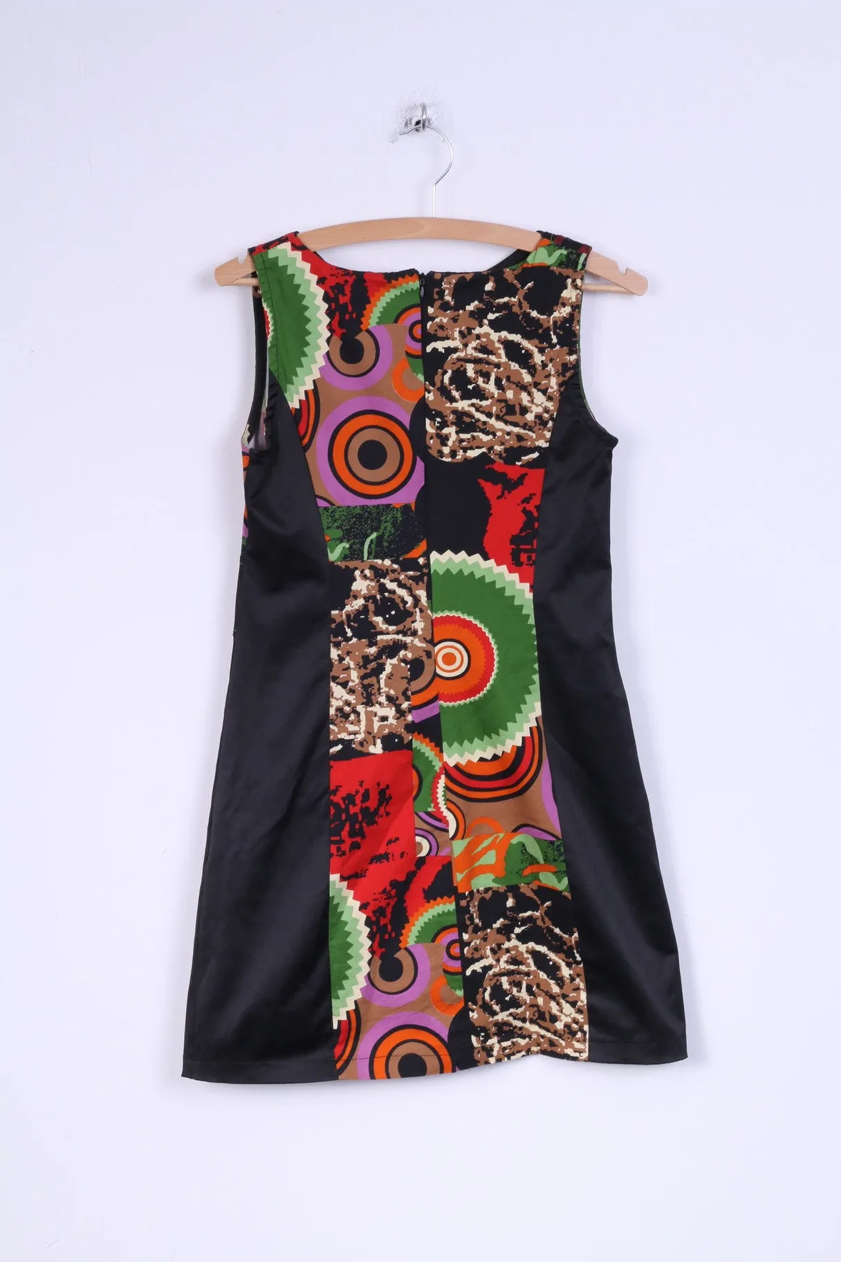 Rinascimento Dolce Vita Womens L (S) Dress Multi Printed Fitted Italy