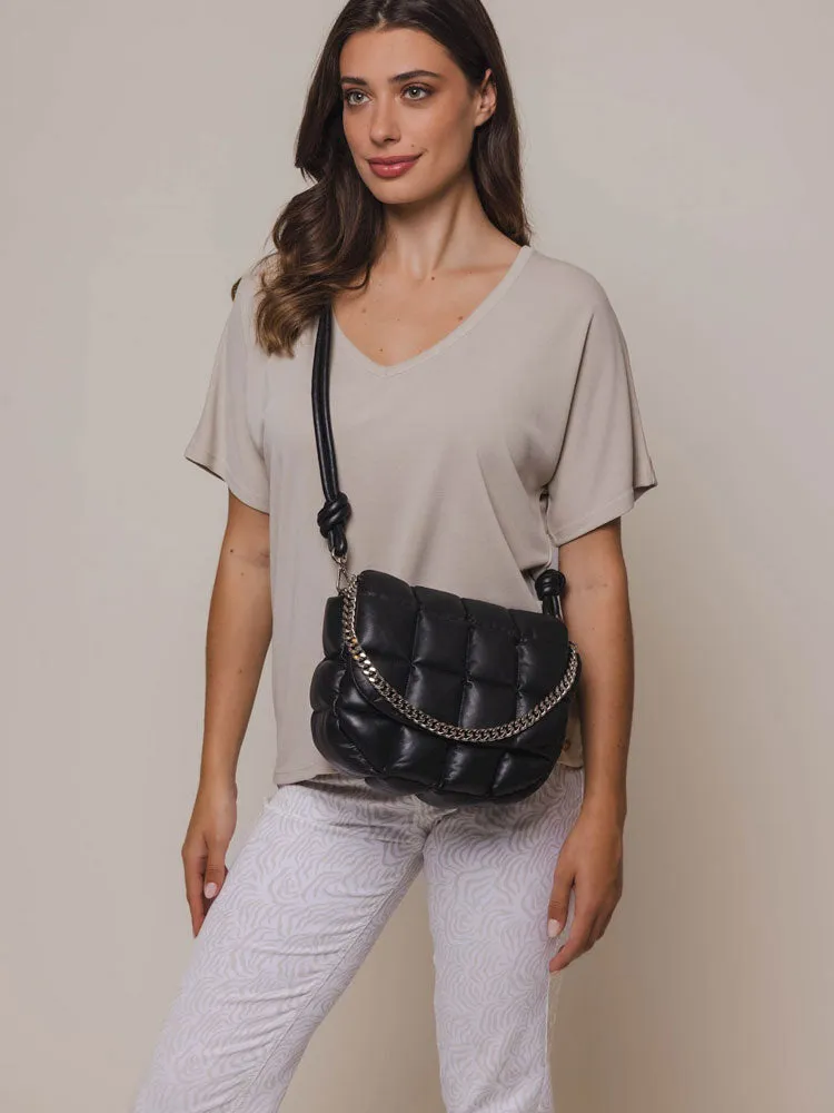 Rino & Pelle Geve Cross Body Bag Black
