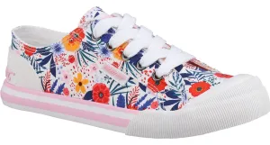 Rocket Dog Jazzin Malden Floral Womens Lace Up Trainer
