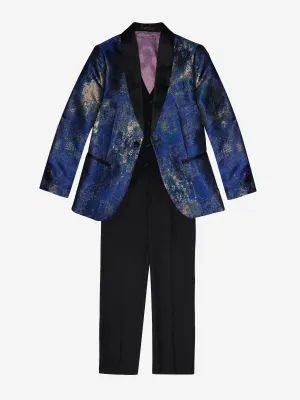 Romano Boys 3 Piece Suit in Blue