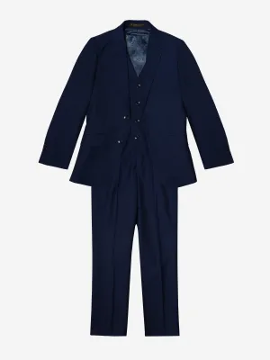 Romano Boys 3 Piece Suit in Blue