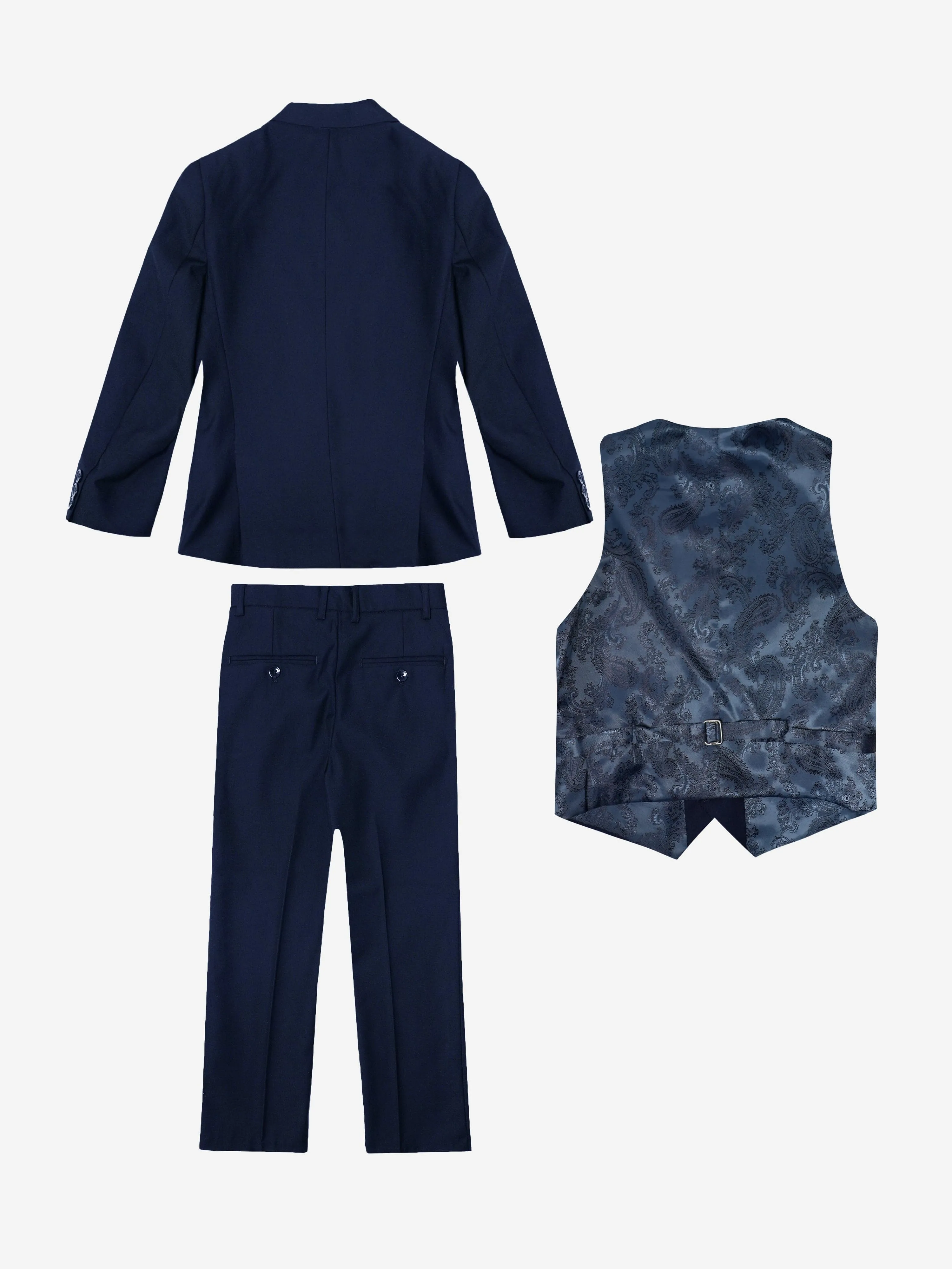Romano Boys 3 Piece Suit in Blue