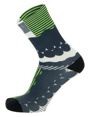 Santini Optic Unisex Cycling Socks (Fluo Green)