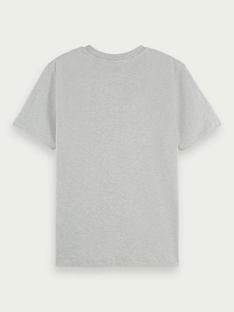 Scotch & Soda Slogan Tee Grey