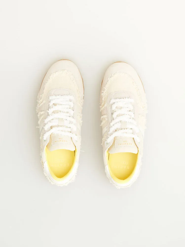 Serafini Bella Trainers Milk, White & Yellow