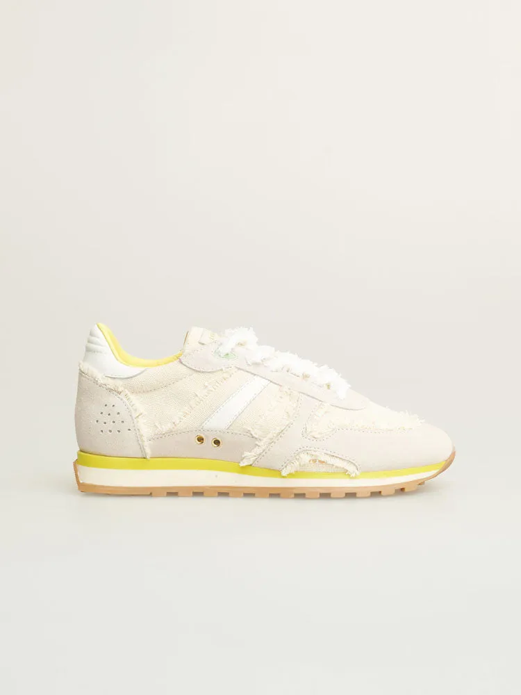 Serafini Bella Trainers Milk, White & Yellow