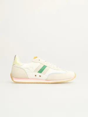 Serafini Lady D Trainers Green & Yellow
