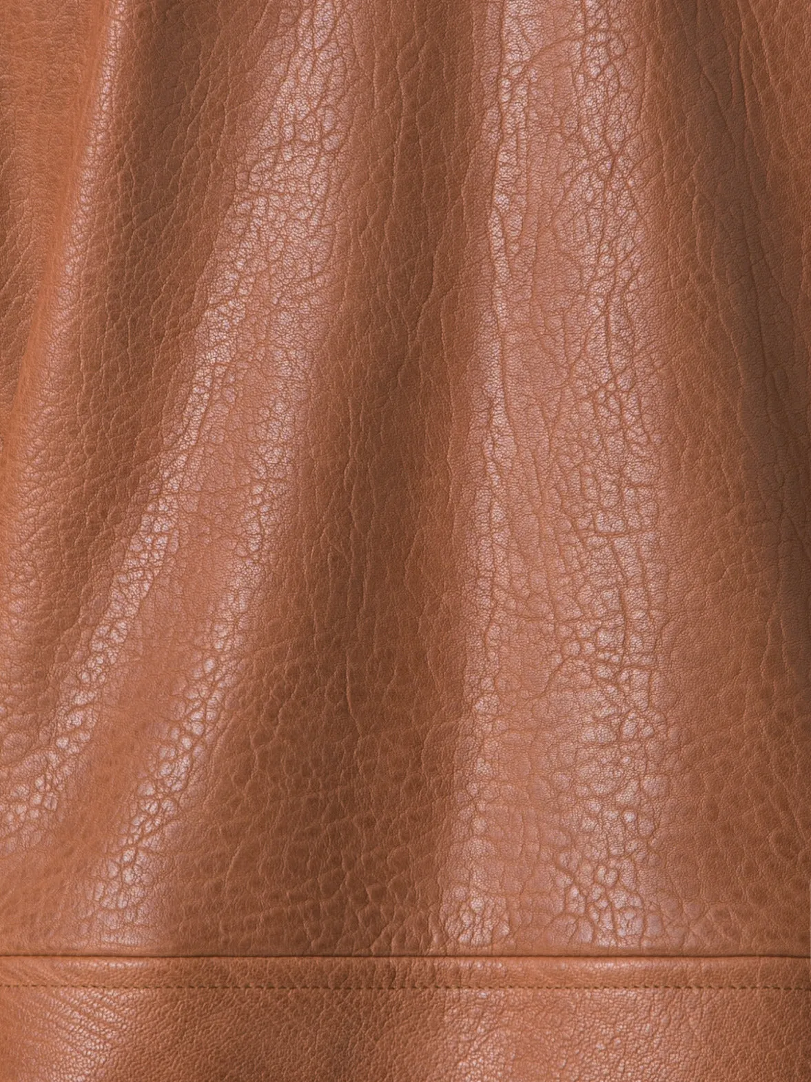 Short Bomber Leather Jacket Akris