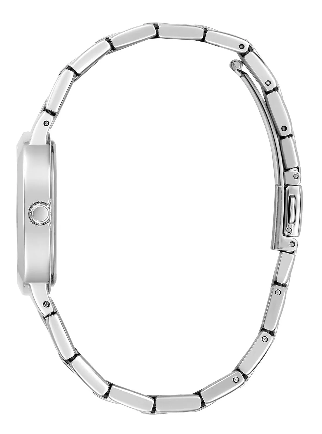 Silver Black Glitz Clash Watch Guess