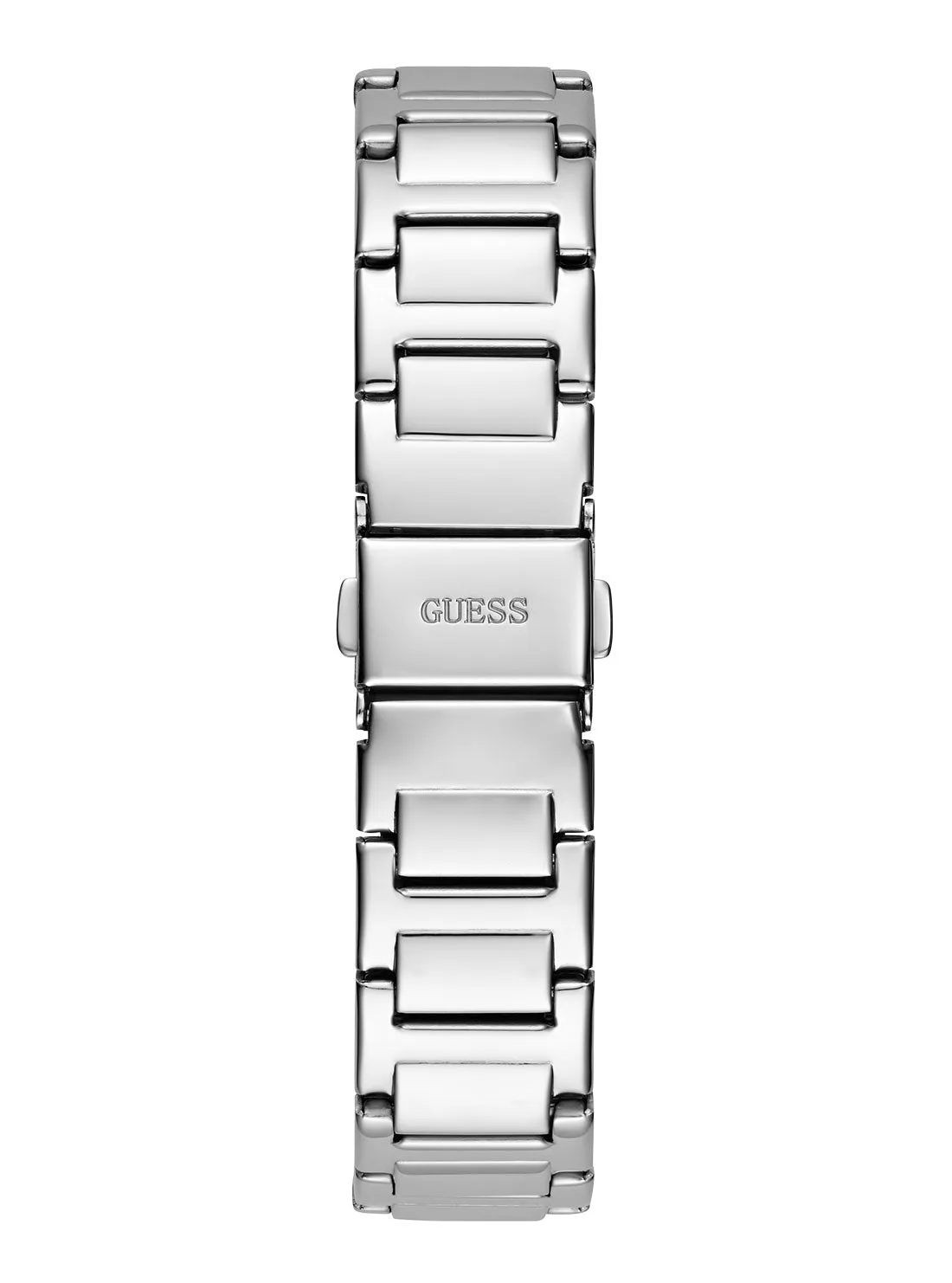 Silver Black Glitz Clash Watch Guess