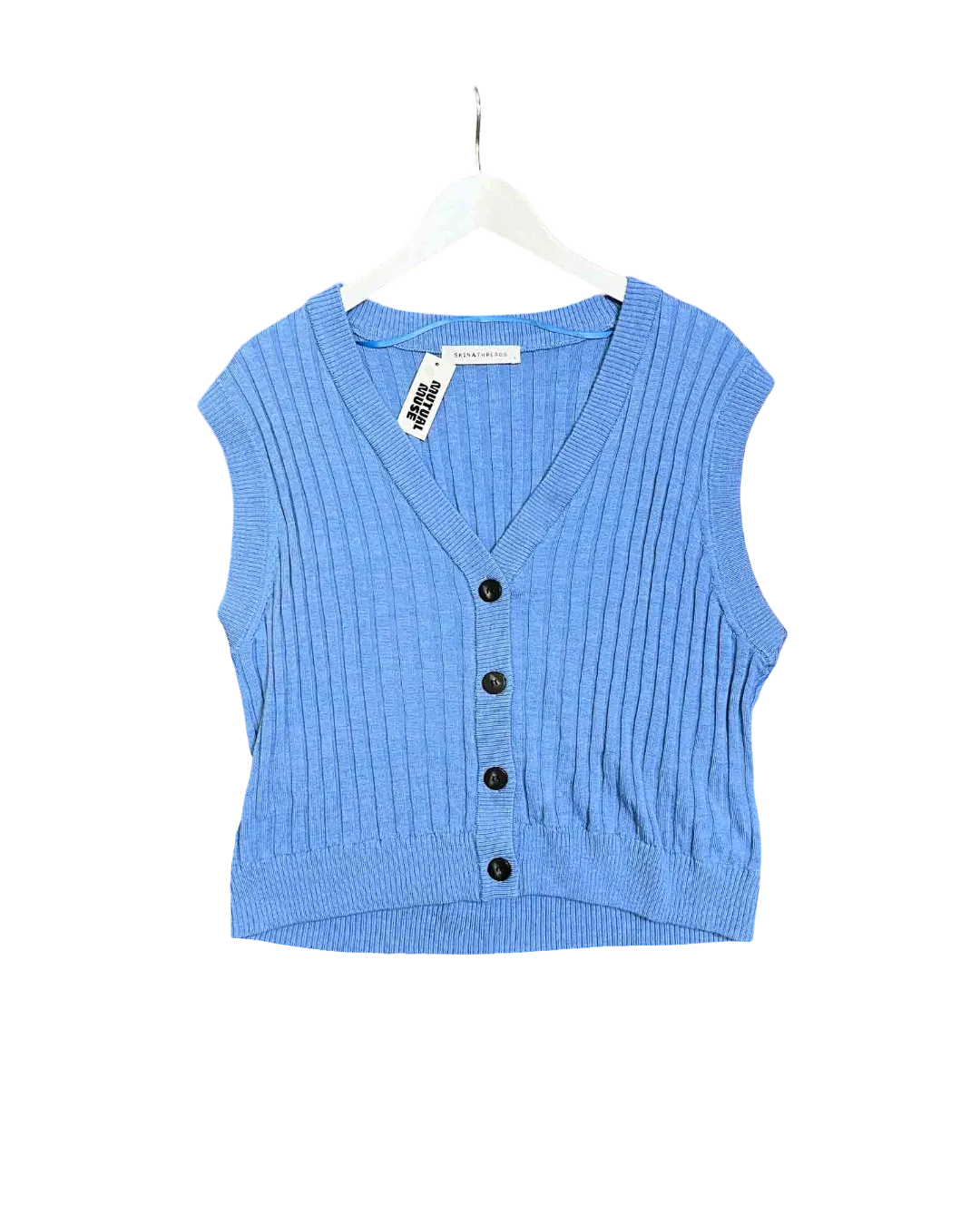 Size 4 (XL) | Skin & Threads 100% Merino Wool Knit Vest