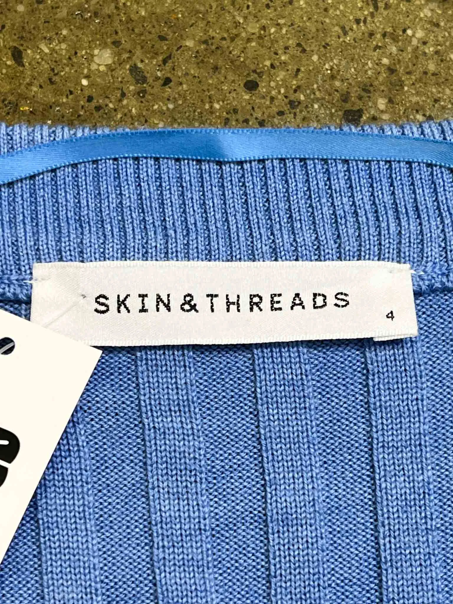 Size 4 (XL) | Skin & Threads 100% Merino Wool Knit Vest