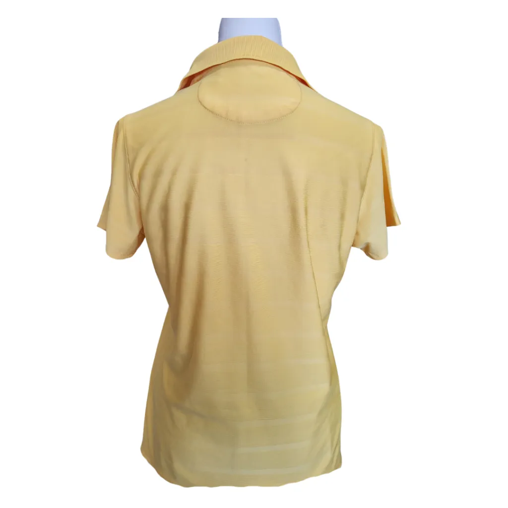 Slazenger Solid Striped Textured Polo Size M