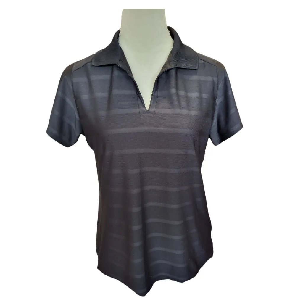 Slazenger Solid Striped Textured Polo Size M