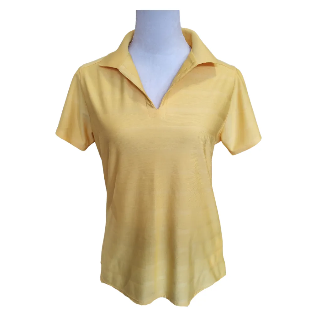 Slazenger Solid Striped Textured Polo Size M