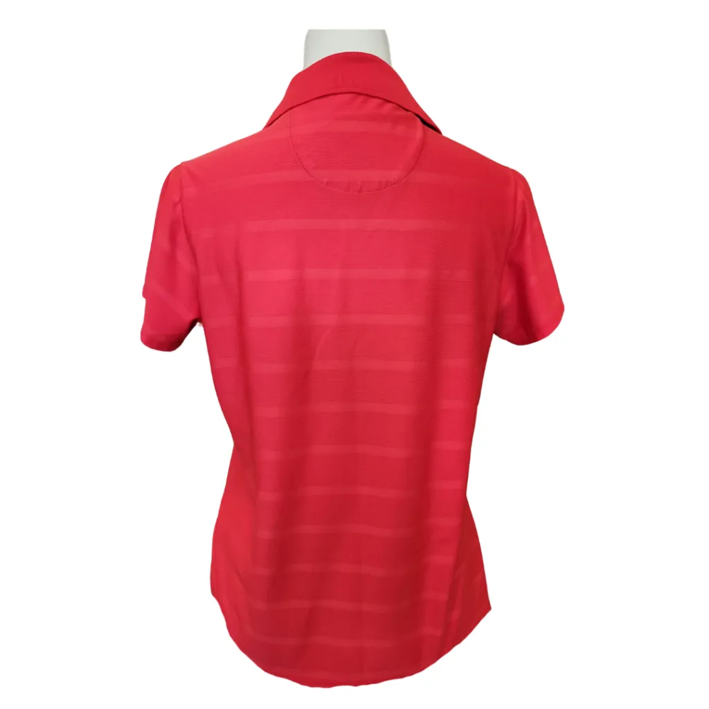 Slazenger Solid Striped Textured Polo Size M