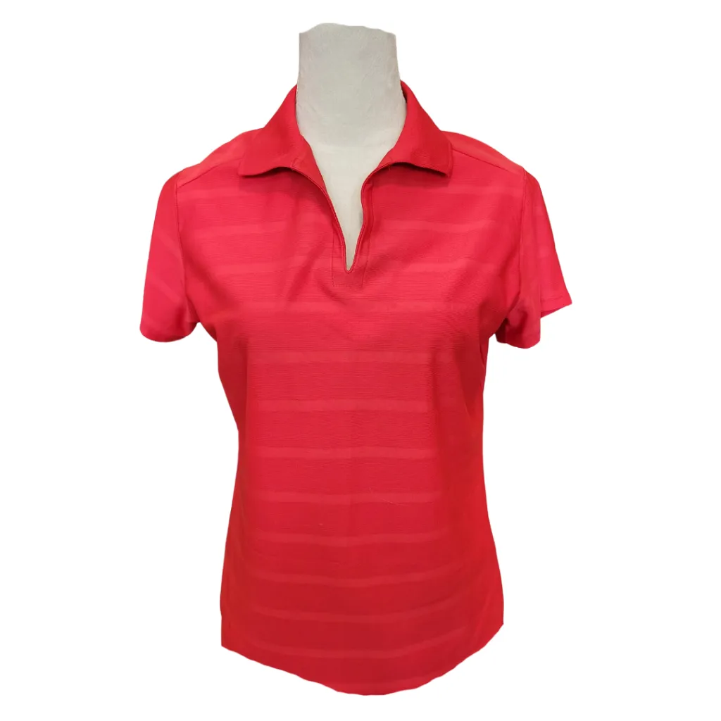 Slazenger Solid Striped Textured Polo Size M