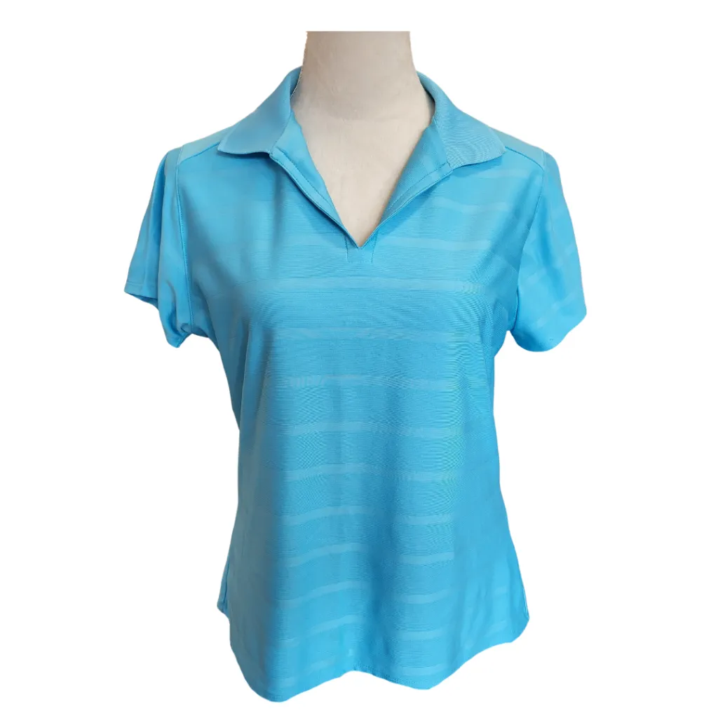 Slazenger Solid Striped Textured Polo Size M